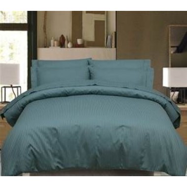  "Bellora" Luxury Bedlinen Quilt Cover 600TC Queen-River Blue